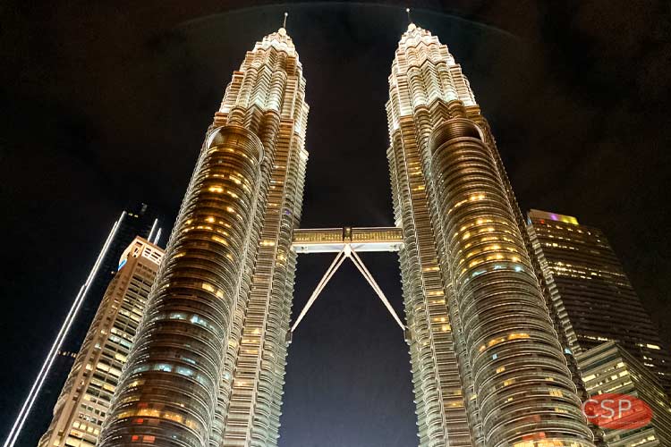 マレーシアのシンボルマーク ペトロナスツインタワー